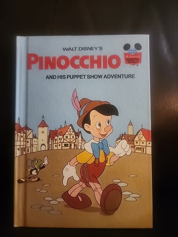 Vintage Walt Disney's Pinocchio and His Puppet Show Adventure - 1973 - Book