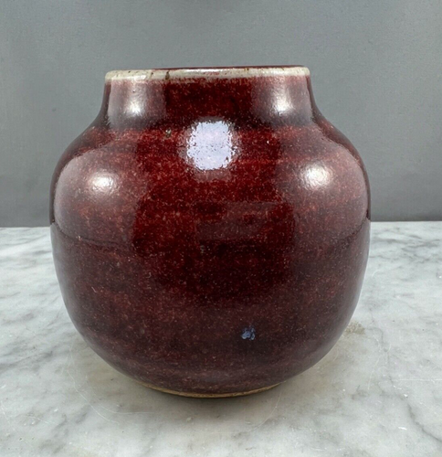 Walter Dexter Canadian Studio Art Pottery Stoneware Ceramic Vase Vintage Signed - Picture 4 of 8
