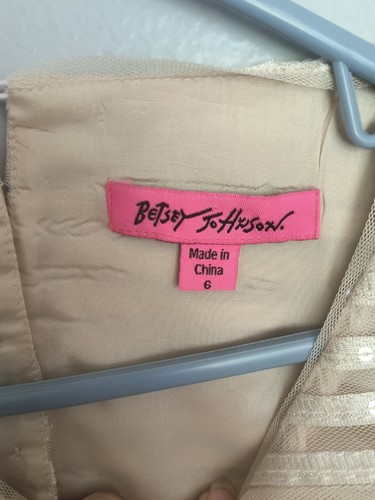 BETSEY JOHNSON dress Beige Ivory 6 - Picture 7 of 7