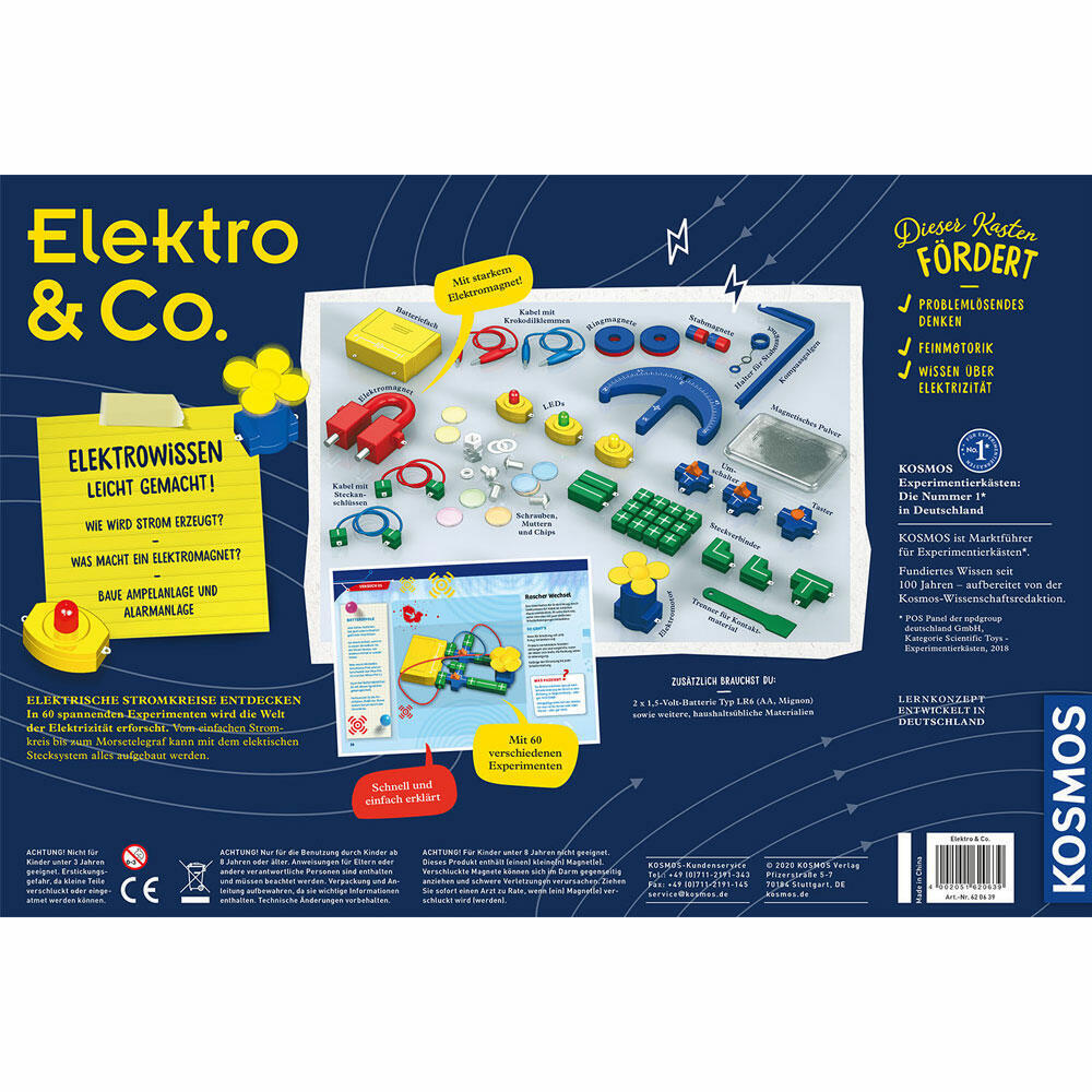 Thumbnail - Kosmos Elektro & Co. Technik Modellbausatz Spielzeug Basteln Bauen Ab