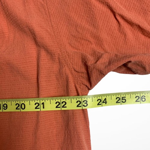 Tommy Bahama Short Sleeve Button Down Silk Shirt Mens Large Orange Pre Owned - Picture 5 of 7