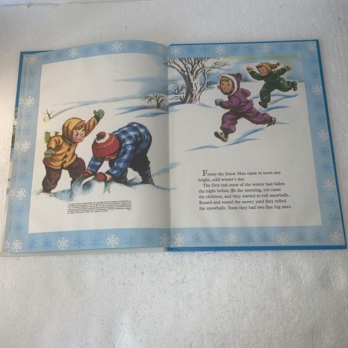 A big golden book Frosty the Snowman 1950 Annie North Bedford Hardcover 1st Ed - Picture 6 of 15