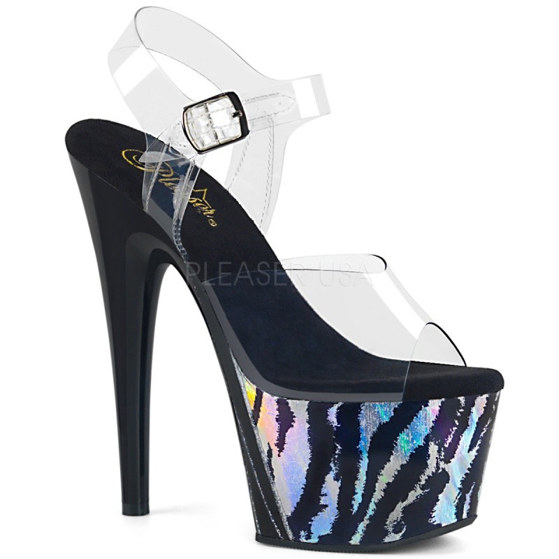 Pleaser Plateau Sandaletten ADORE-708HP-2 blau Pleaser Plateau Sandaletten ADORE-708HP-2 blau