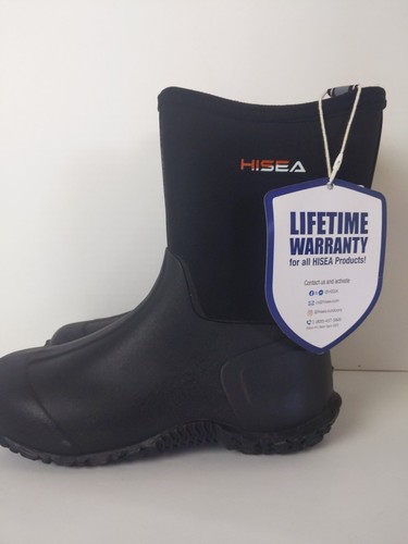 HISEA Waterproof Neoprene Rubber Muck Mud Hunting Rain Gardening KIDS Boot 7 - Picture 3 of 7