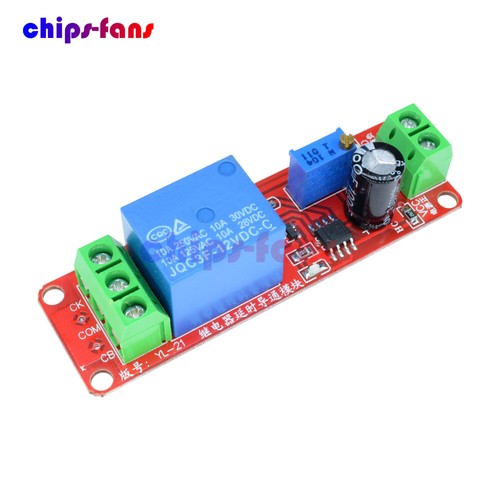 DC 12V Delay Relay Shield NE555 Timer Switch Module 0 to 10 Second Adjustable - Picture 2 of 11