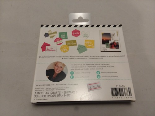 American Crafts Heidi Swapp Storyline NIB Deck of Days 76 Life Happens Scrapbook - Picture 3 of 6