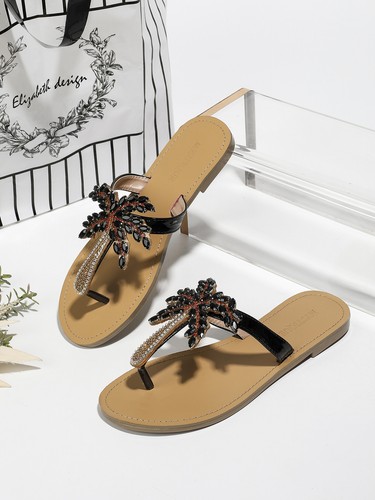 American Vintage, Bohemian Summer Beach Flip-flops, Vacation Beach Sandals - Bild 8 von 21