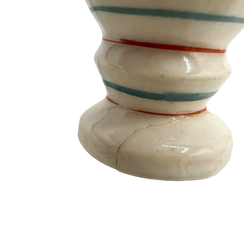 Salero y pimentero floral a rayas colmena tapón de corcho Japón ocupado vintage - Imagen 14 de 22