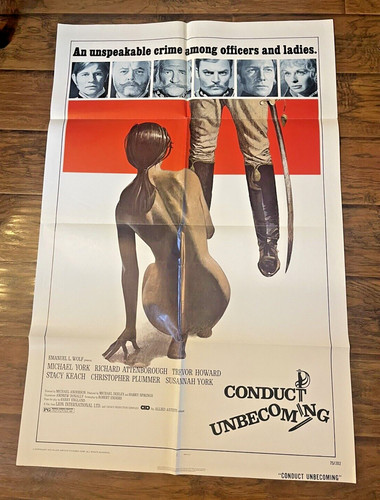 CONDUCT UNBECOMING ORIGINAL 1-Sheet Movie Poster 1975 (27X41 FOLDED)