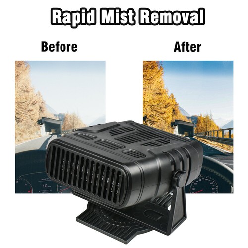 Portable Electric Car Heater 12V 120W Heating Fan Defogger Defroster Demister US - Picture 8 of 12