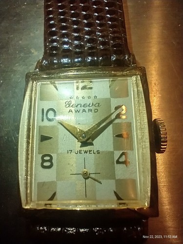 Vintage Womens Geneve 14k Solid Yellow Gold Luxury Dress Watch 17 Jewels