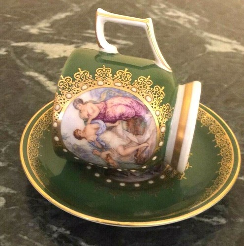 Beautiful Vintage Mitterteich Demitasse Cup and Saucer Germany - Picture 4 of 8