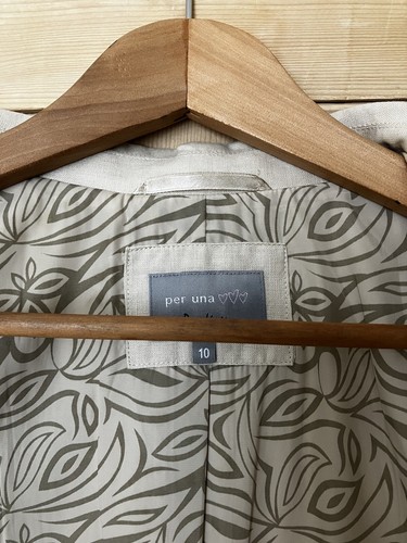 Per Una beige Linen Suit - Picture 3 of 8