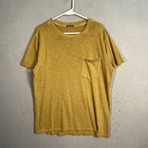 Hansen Kurzarm Rundhals Tasche T-Shirt Large Baumwolle Slub leicht Herren