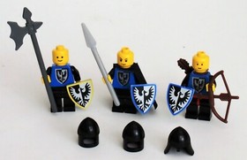 Lego Vintage Mini Figures - Royal King Set 6008 & Misc Castle Knights w Horses