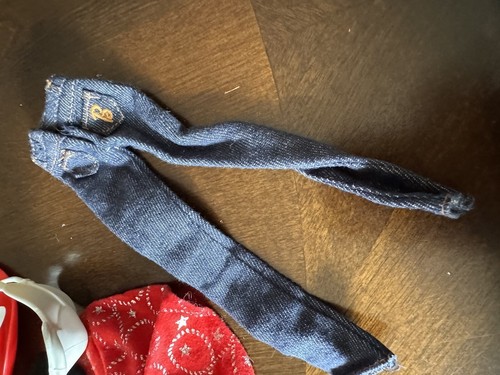 Vintage Barbie Western Tara Lynn #10295 Horse Cowgirl Set Mixed Lot Hanger Dress - Imagen 15 de 19