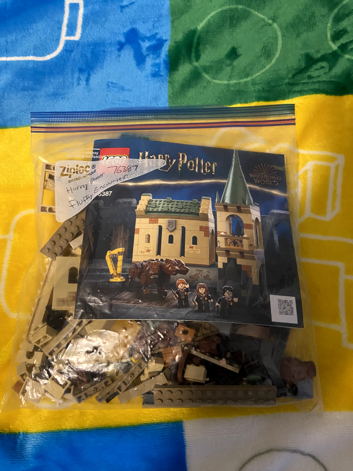 LEGO HARRY POTTER : Hogwarts: Fluffy Encounter (76387) 100% Pieces /Minfigs