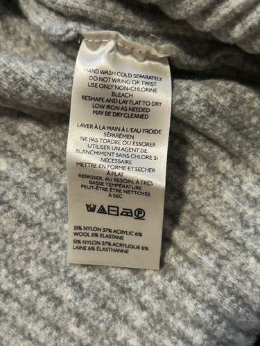 FREE PEOPLE Emmy Oversize Sweater Cardigan Small Sandstorm Heather Gray NWT $198 - Picture 12 of 19