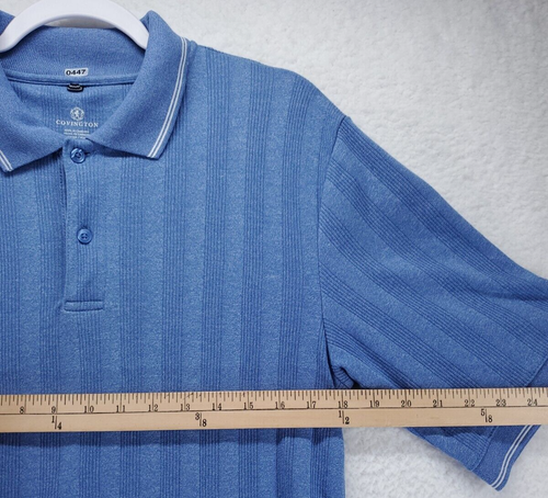 Covington Men's Polo Shirt – Blue Yonder – Size Small – Short Sleeve – NWT - Picture 3 of 7