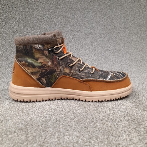 Hey Dude Mens Bradley Mossy Oak Camo Boots Shoes Size 8 Comfortable Lightweight - Picture 5 of 10