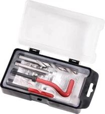 Spark Plug Thread Repair Kit M14 X 1.25 X 12.4MM Pro Car 15 pc Helical Coil Tool