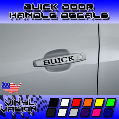 4x Decal Car Door Handle Sticker for Buick Enclave Regal LaCrosse Cascada Encore