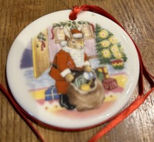 Royal Doulton ChristmasTreeDecoration Santa Bunny kins Perfect For Christmas