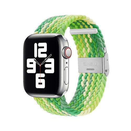 For Apple Watch Series 9 8 7 6 5 SE 45/41/42mm Braided Nylon Sport Loop Band - Picture 16 of 49