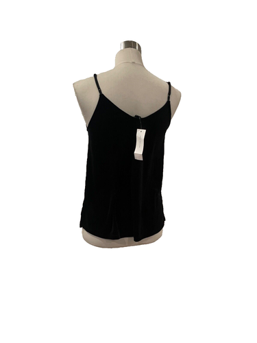 NUEVO CON ETIQUETAS Ann Taylor Negro Terciopelo Camisola Top XS S - Imagen 3 de 4