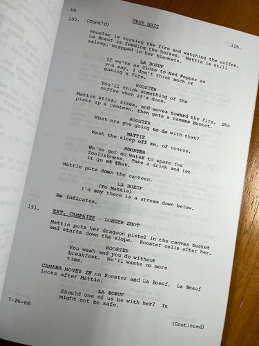 True Grit Script signed - Autogramm Reprints - 152 Seiten - John Wayne - Westerns - Bild 8 von 8