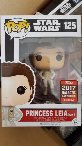 2017 Funko POP Star Wars Celebration Exclusive Princess Leia Hoth #125 2017 Funko POP Star Wars Celebration Exclusive Princess Leia Hoth #125