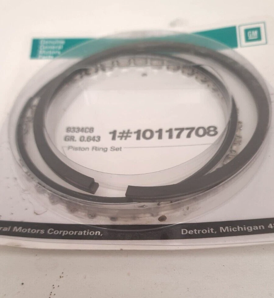 Новый из старых запасов оригинальный производитель 1966-1999 BBC набор поршневых колец стандартный 8 комплектов Corvette Camaro Chevelle Impal - Изображение 3 из 3