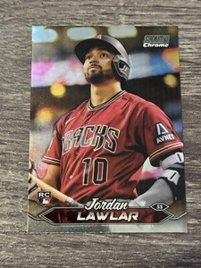 Jordan Lawlar 2024 Topps Stadium Club RC Rookie Black Foil Parallel #12 DBacks