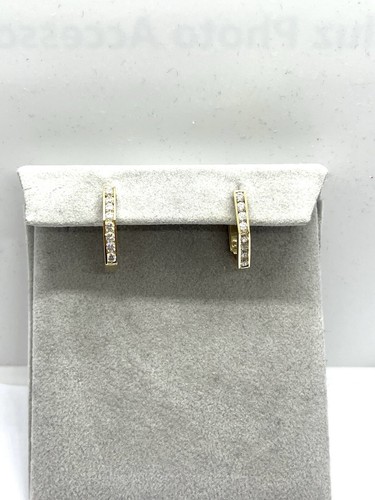 14k 14kt Yellow Gold Ladies Earrings 3.6 Grams - Picture 4 of 18