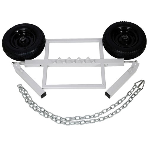 Carrello per tronchi 1100 libbre resistente, supporto per tronchi con pattino per tronchi pneumatici penumatici 16,5" - Foto 10 di 11