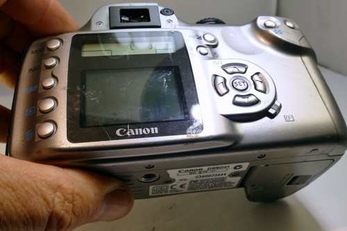 Canon EOS 300D 6MP Digital REBEL SLR Camera - Silver (Body Only) - AS IS - NO AF - Picture 10 of 10