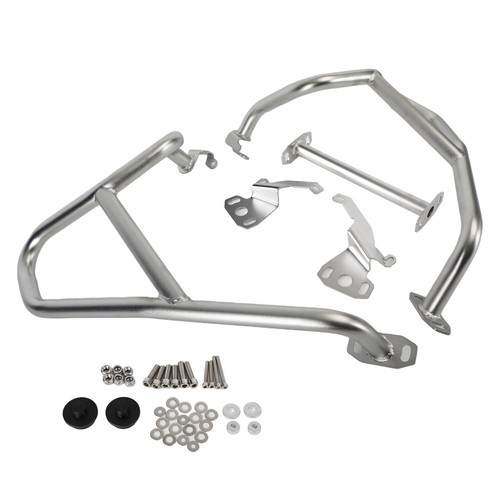 Upper Crash Bars Engine Guards Protector Silver Fit For Bmw R1250Gs 18-21 19 20/ - Picture 3 of 12