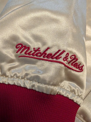 Chaqueta Mitchell & Ness Retro NFL San Francisco 49ers Dorado Satinado Para Hombre XL NUEVA CON ETIQUETAS - Imagen 4 de 13