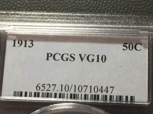PCGS  VG-10 1913-p Barber Half Dollar   LITY and part B, R   Low Mintage Coin #2 - Picture 3 of 5