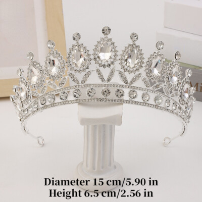 新品❗️未開　Crown  15years OLD Glitter Crystal Crown Bride Baroque Rhinestone Diamonds
