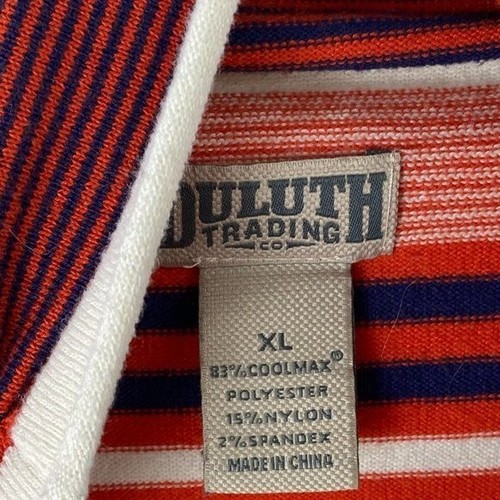 Duluth Trading Company Size XL Coolmax S'no Sweat Turtleneck Sweater Stripe - Bild 9 von 12