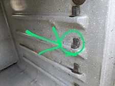 GE oven Rack Slide Wear Protectors Shoe Glide Vtg stove P7