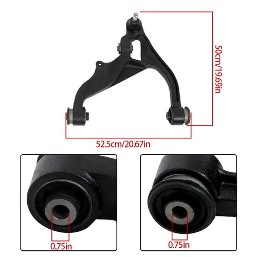 For Ram 1500 4WD 2011-2018 Front Lower Control Arms w/Ball Joints Sway Bars New - Picture 2 of 12