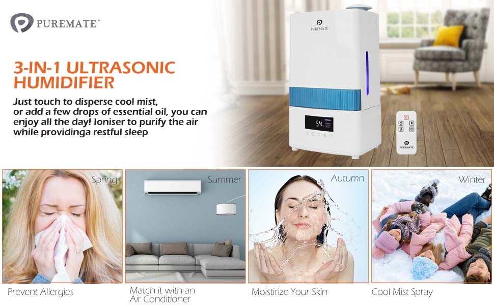NUK® Powered by Bionaire® Cool Mist Ultrasonic Humidifier NUK® Powered by Bionaire® Cool Mist Ultrasonic Humidifier