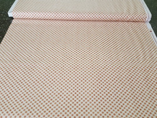 Cuddle Time BTY Helz Cuppleditch Quilting Treasures Diagonal Brown White Check - Picture 3 of 3