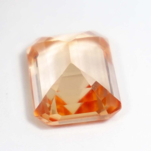 Zaffiro Fanta Arancio Naturale Non Trattato 8,40 Ct Taglio Gemma Certificato GIE 848 - Foto 6 di 6