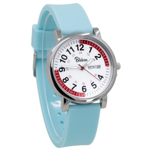 Reloj de enfermería original Blekon - pulsómetro rojo de quince minutos, reloj con correa de silicona - Imagen 105 de 172