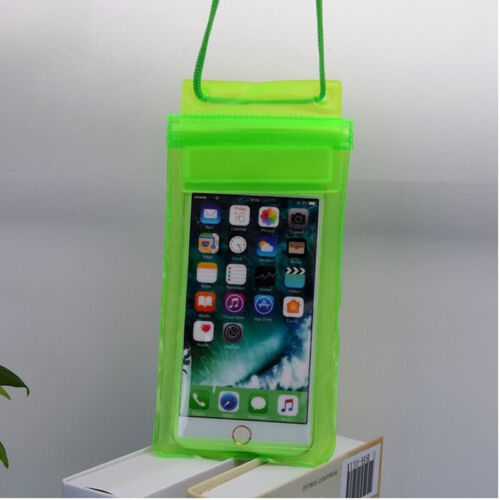 Universal Wasserdicht Unterwasser Handy Hülle Tasche Dry Bag 5" 6" Cover Grün - Bild 3 von 9