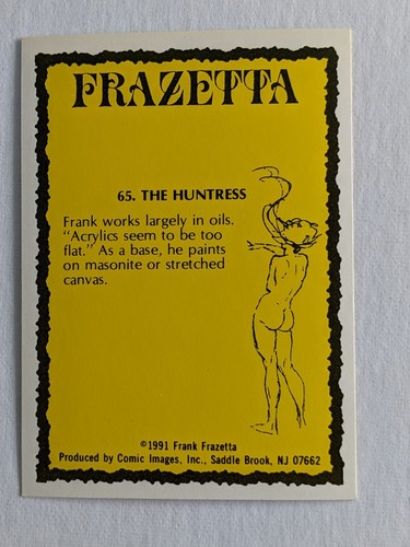 Frazetta Frank Frazetta Trading Card Comic Images 1991 Pick A Card Bundle & Save - Picture 77 of 109