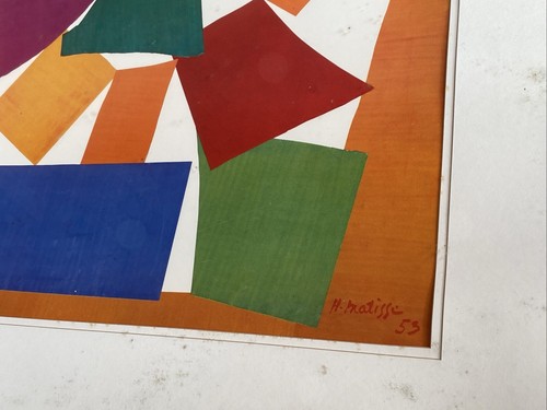 Original Matisse Lithograph 1958 after The Snail L’escargot 1953 28”x28” Framed - Picture 11 of 24